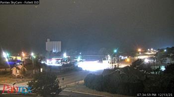 Weather camera view of Follett ISD.
