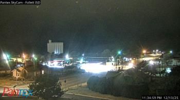 Weather camera view of Follett ISD.