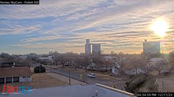 Weather camera view of Follett ISD.