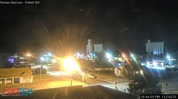 Weather camera view of Follett ISD.