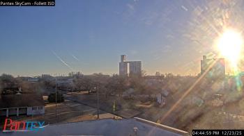 Weather camera view of Follett ISD.