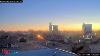 Weather camera view of Follett ISD.