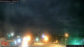 Weather camera view of Follett ISD.