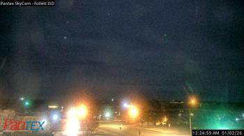 Weather camera view of Follett ISD.