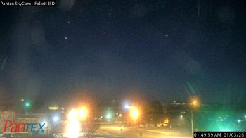 Weather camera view of Follett ISD.