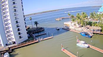 Weather camera view of Sanibel Harbour Yacht Club.