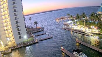 Weather camera view of Sanibel Harbour Yacht Club.