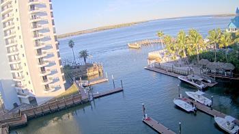 Weather camera view of Sanibel Harbour Yacht Club.