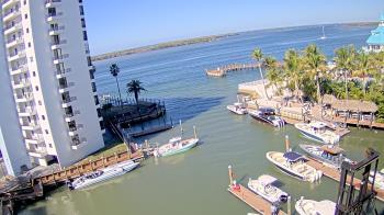 Weather camera view of Sanibel Harbour Yacht Club.