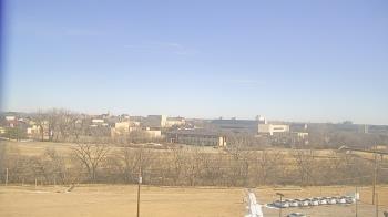 Weather camera view of Fort Hays State University.