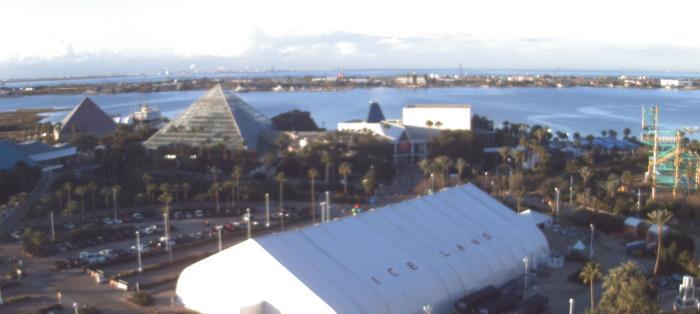 Weather camera view of Moody Gardens Inc..