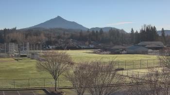 Weather camera view of Granite Falls High School.