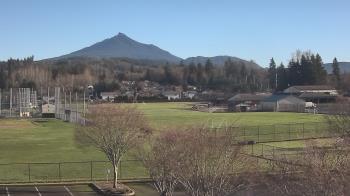 Weather camera view of Granite Falls High School.