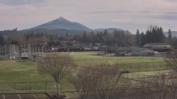 Weather camera view of Granite Falls High School.