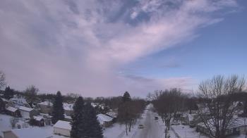Weather camera view of Sibley East Middle and High School.