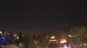 Weather camera view of Sibley East Middle and High School.