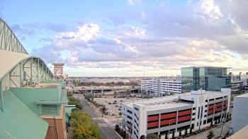 Weather camera view of Minute Maid Park.