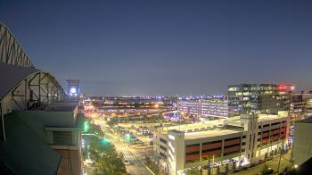 Weather camera view of Minute Maid Park.
