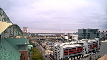 Weather camera view of Minute Maid Park.