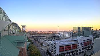 Weather camera view of Minute Maid Park.