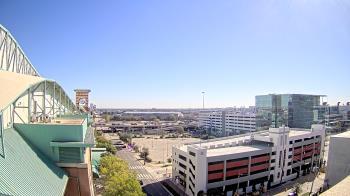Weather camera view of Minute Maid Park.