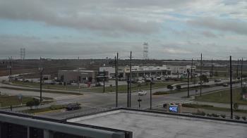 Weather camera view of Iowa Colony Police Department.