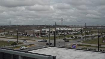 Weather camera view of Iowa Colony Police Department.