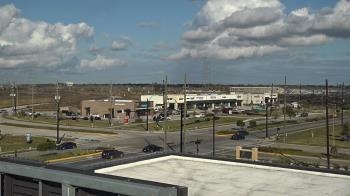 Weather camera view of Iowa Colony Police Department.