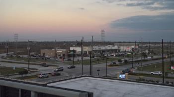 Weather camera view of Iowa Colony Police Department.