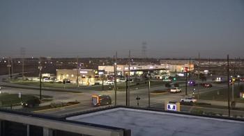 Weather camera view of Iowa Colony Police Department.