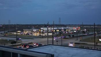 Weather camera view of Iowa Colony Police Department.