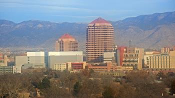 Weather camera view of KOB-TV.