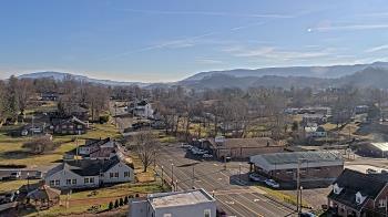 Weather camera view of Russell County Courthouse.