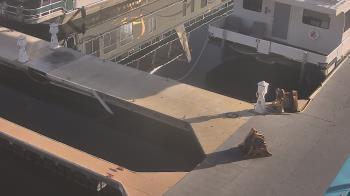 Weather camera view of Lake Powell Resorts and Marinas - Wahweap Marina.