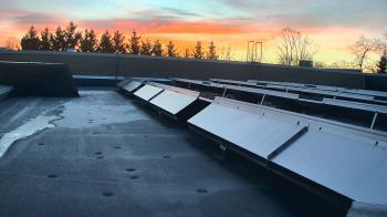 Weather camera view of Langley School.