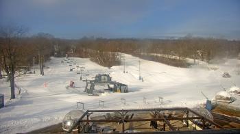 Weather camera view of Powder Ridge Ski Resort.