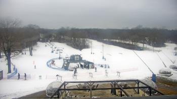 Weather camera view of Powder Ridge Ski Resort.