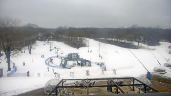 Weather camera view of Powder Ridge Ski Resort.