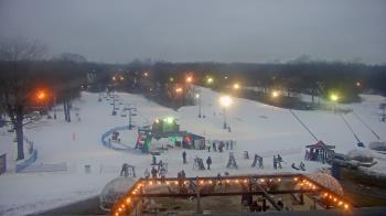 Weather camera view of Powder Ridge Ski Resort.