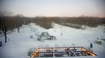 Weather camera view of Powder Ridge Ski Resort.