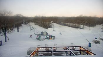 Weather camera view of Powder Ridge Ski Resort.