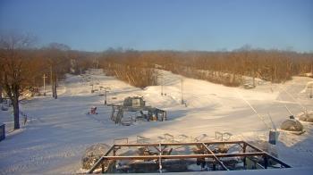 Weather camera view of Powder Ridge Ski Resort.