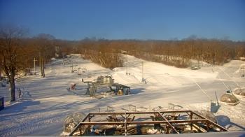 Weather camera view of Powder Ridge Ski Resort.