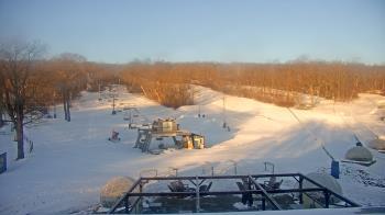 Weather camera view of Powder Ridge Ski Resort.