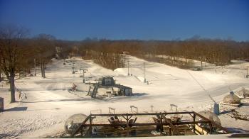 Weather camera view of Powder Ridge Ski Resort.