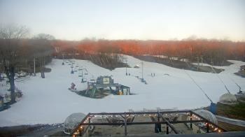 Weather camera view of Powder Ridge Ski Resort.
