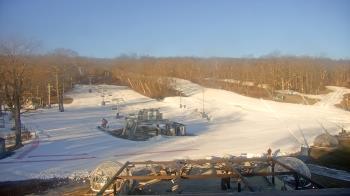 Weather camera view of Powder Ridge Ski Resort.