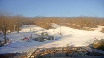 Weather camera view of Powder Ridge Ski Resort.