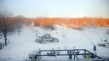 Weather camera view of Powder Ridge Ski Resort.