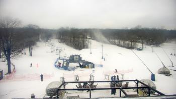 Weather camera view of Powder Ridge Ski Resort.
